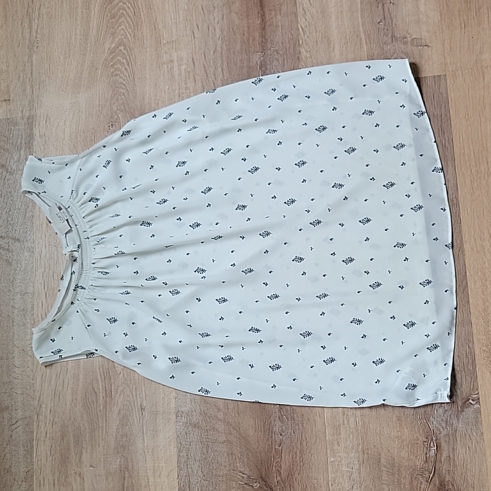 Loft XS Maternity Mixed Media Sleeveless Top